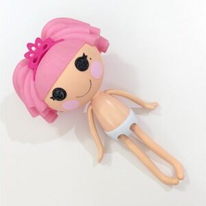 Lalaloopsy Doll JEWEL SPARKLES Princess Pink Hair Full Size 12" 2009 - No Dress